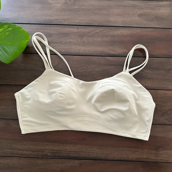 lululemon athletica Other - Lululemon Like A Cloud Strapy Sports Bra 12 Light Support B/C Cup Pale Linen